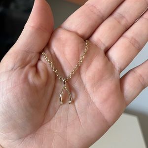 Kate Spade wishbone with crystals necklace